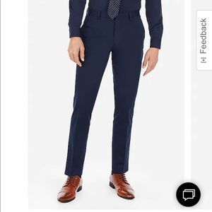 Express Extra Slim Navy Performance Stretch Pant